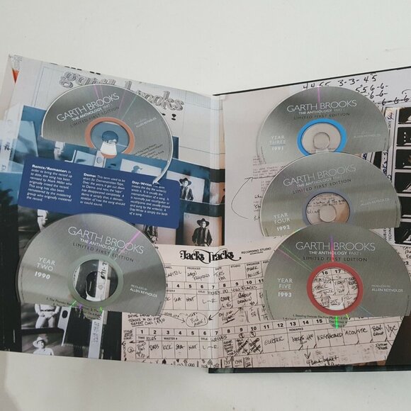 Garth Brooks CD The Anthology Part 1 Limited 1st Edition Book Set Warren Zanes - Picture 2 of 12